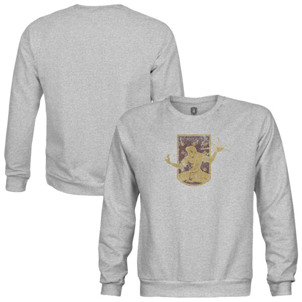 Youth 1863FC Heather Gray Detroit City FC Color Badge Pullover Sweatshirt
