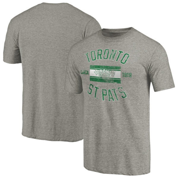 Men's Ash Toronto St. Pats Vintage Heritage Tri-Blend T-Shirt - Image 5