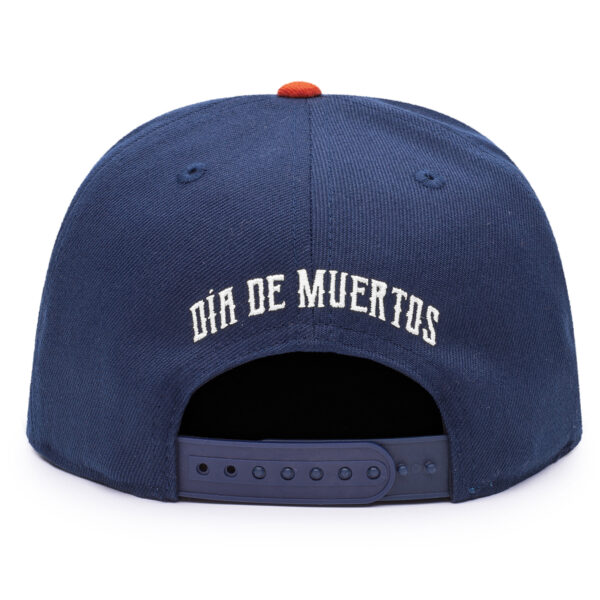 Men's Navy/Orange Club America Día de Muertos Snapback Hat - Image 9
