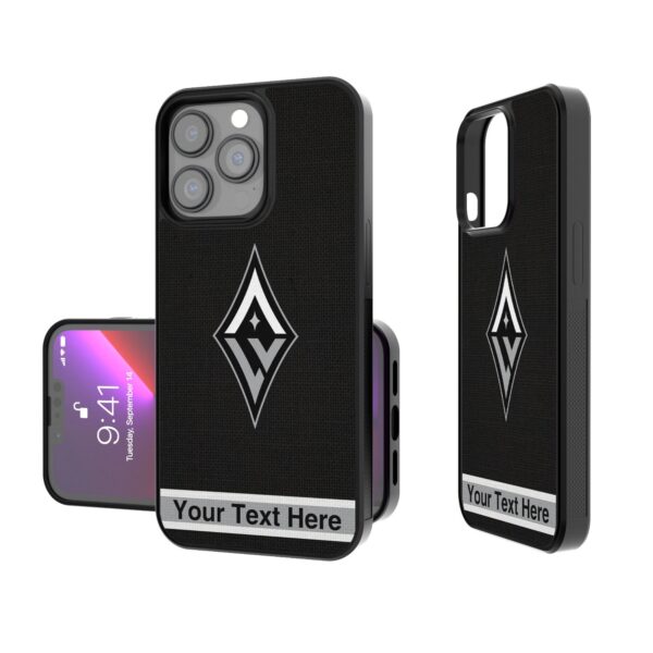 Las Vegas Aces Personalized Stripe Design iPhone Bump Case