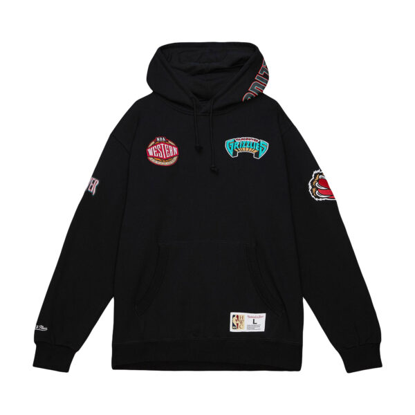 Men's Mitchell & Ness Black Vancouver Grizzlies City Collection Heritage Hoodie - Image 6