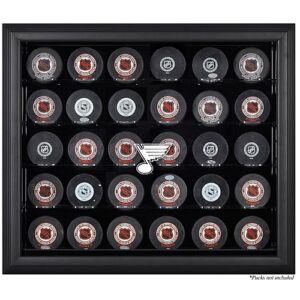 St. Louis Blues 30-Puck Black Display Case