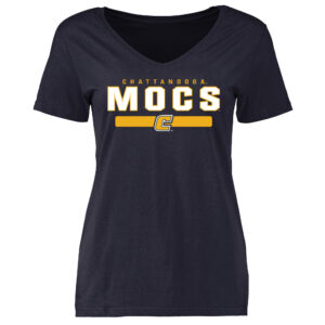Women's Navy Tennessee Chattanooga Mocs Team Strong T-Shirt