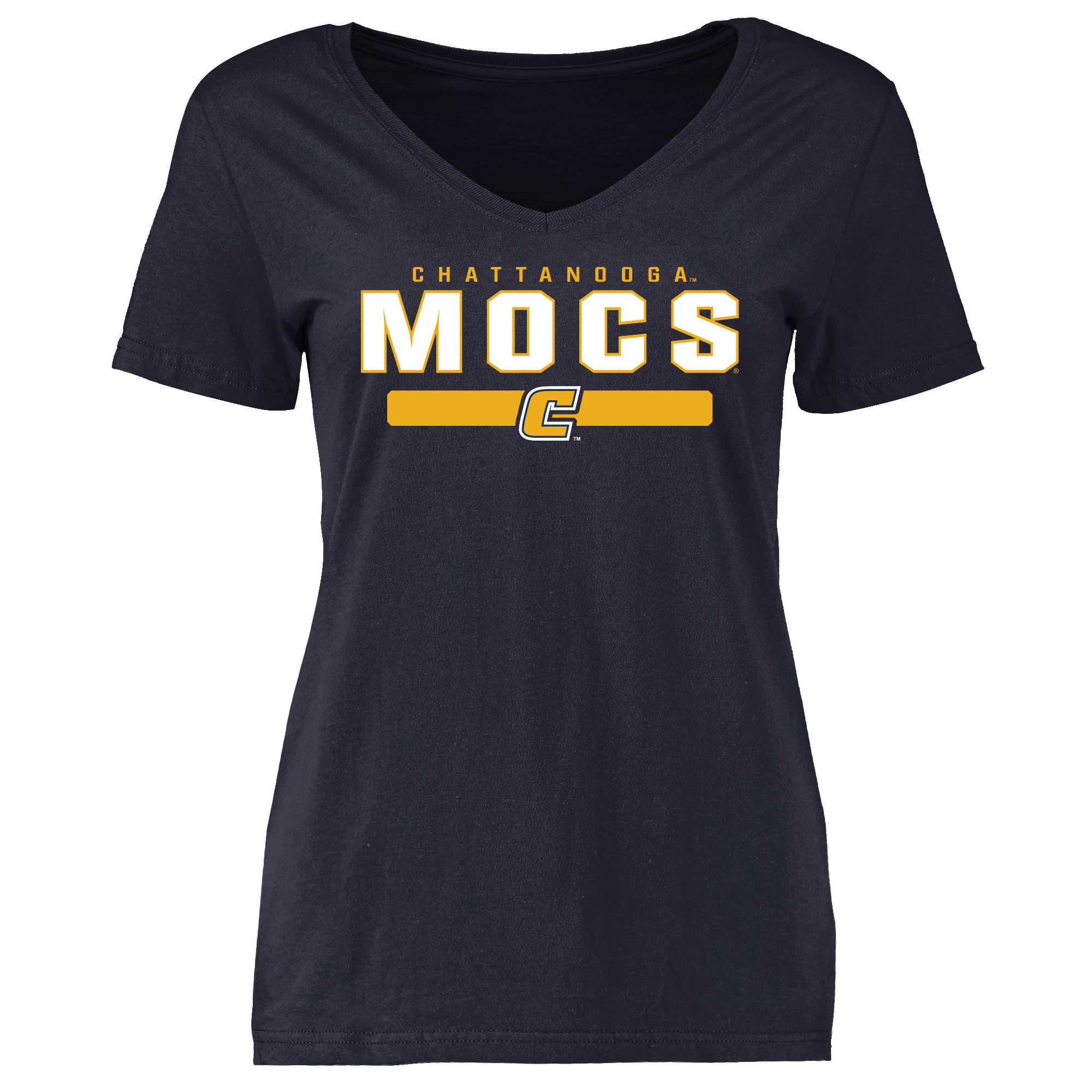 Women's Navy Tennessee Chattanooga Mocs Team Strong T-Shirt