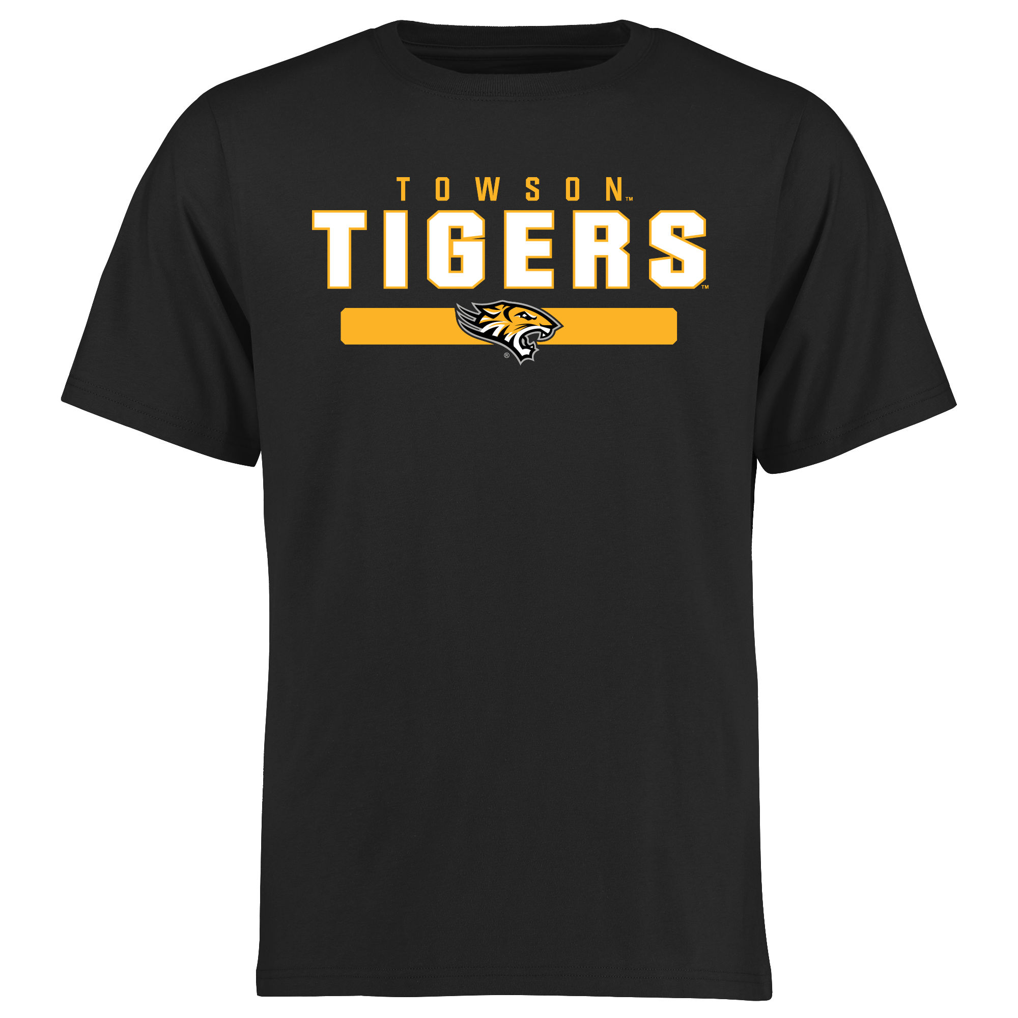 Men's Black Towson Tigers Team Strong T-Shirt