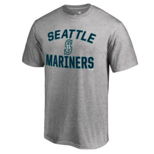 Men's Ash Seattle Mariners Victory Arch T-Shirt