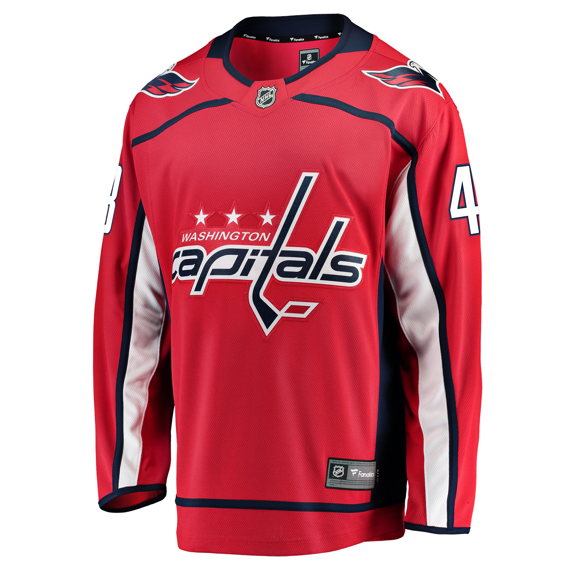 Men's Fanatics Tom Wilson Red Washington Capitals Home Breakaway Player Jersey - Image 6
