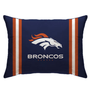 Navy Denver Broncos 20" x 26" Plush Bed Pillow