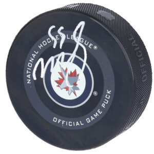 Mark Scheifele Winnipeg Jets Autographed 2019 Model Official Game Puck