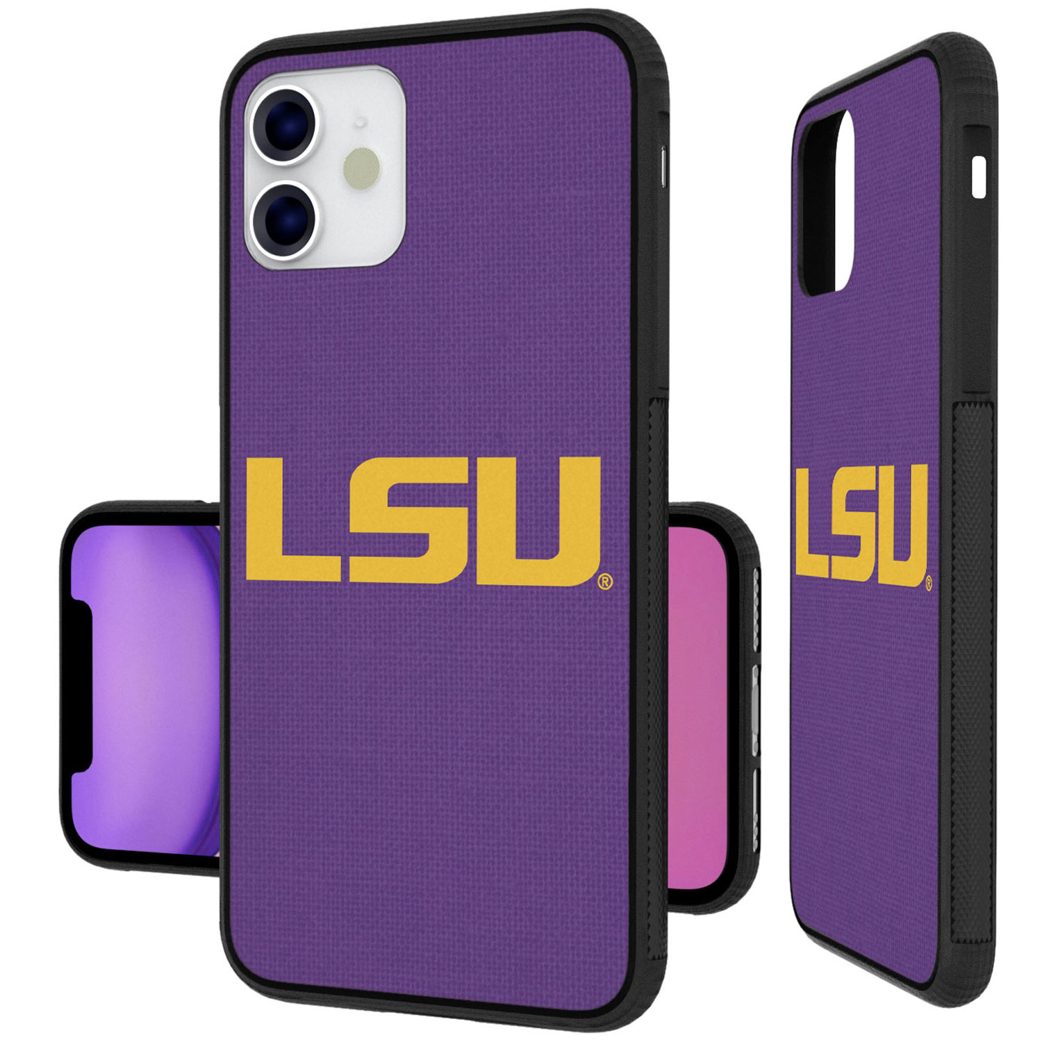LSU Tigers iPhone Solid Design Bump Case - Image 3