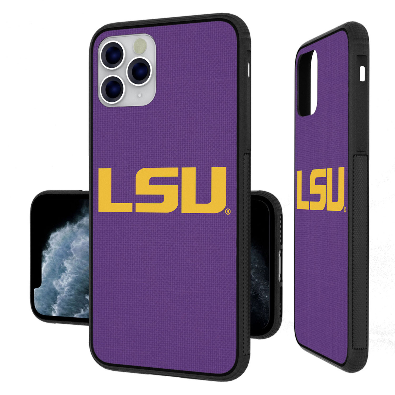 LSU Tigers iPhone Solid Design Bump Case - Image 4