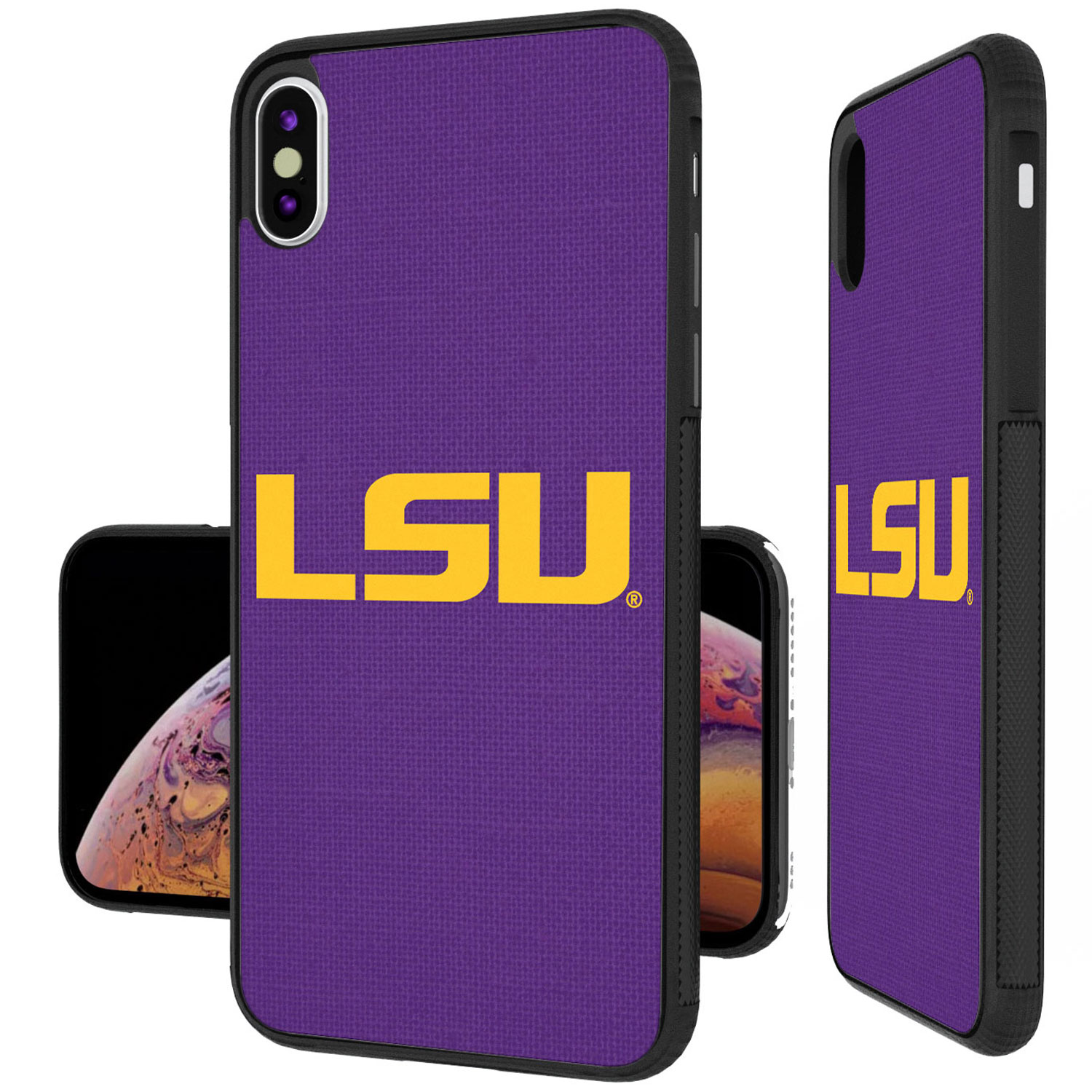 LSU Tigers iPhone Solid Design Bump Case - Image 5