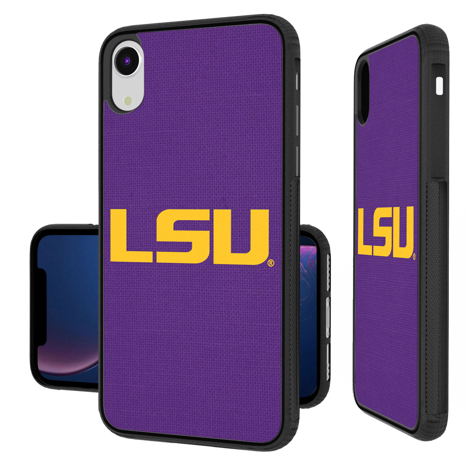 LSU Tigers iPhone Solid Design Bump Case - Image 14