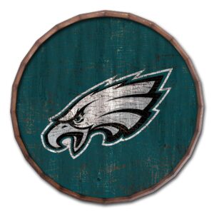 Philadelphia Eagles 24" Cracked Color Barrel Top Sign