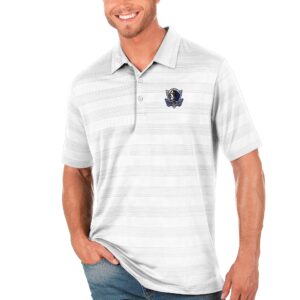 Men's Antigua White Dallas Mavericks Compass Polo
