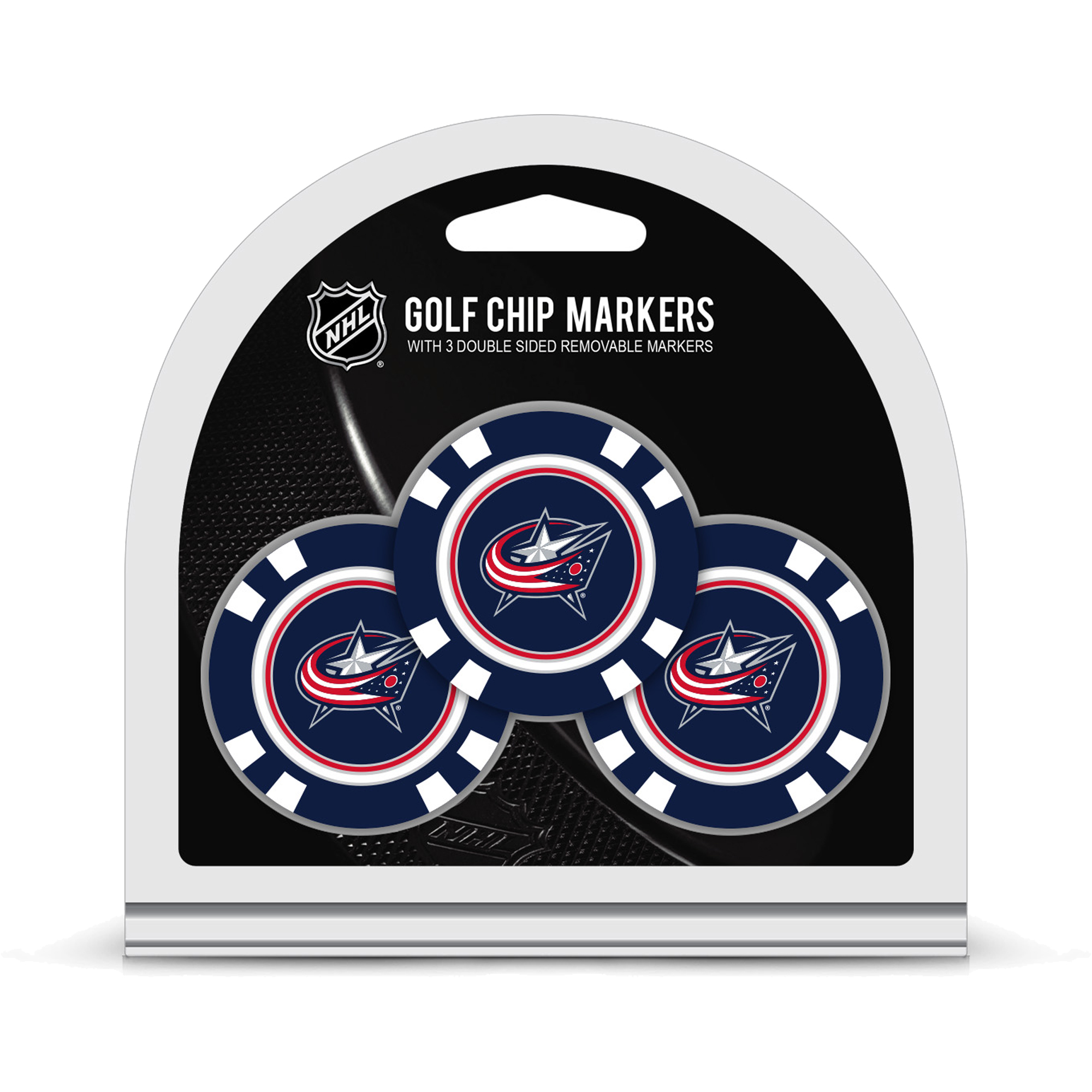 Columbus Blue Jackets Golf Chip 3-Pack Set
