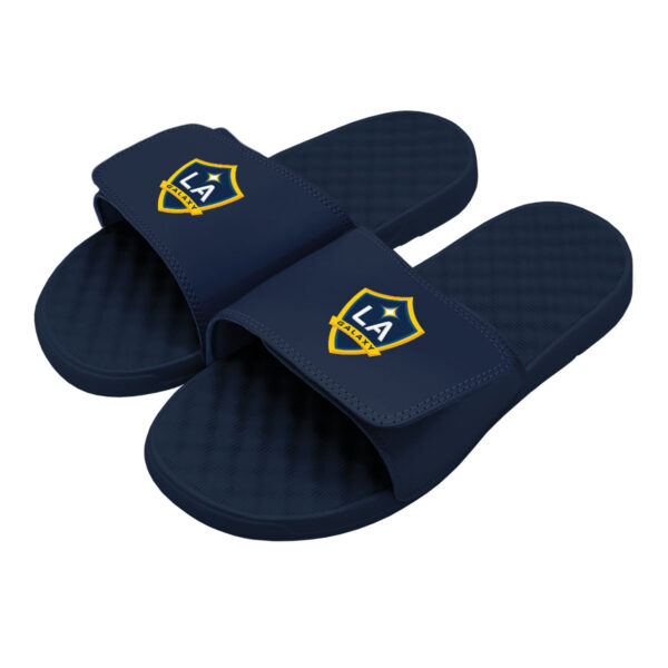 Youth ISlide Navy LA Galaxy Primary Logo Slide Sandals