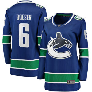 Women's Fanatics Brock Boeser Blue Vancouver Canucks Home Breakaway Jersey