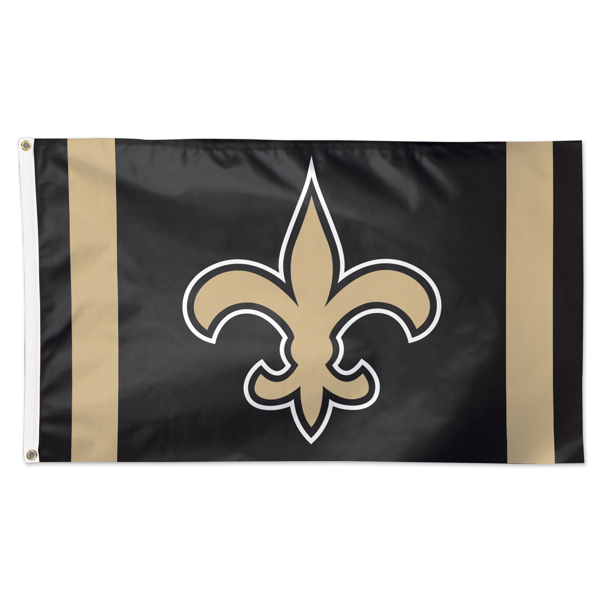 WinCraft New Orleans Saints 3' x 5' Vertical Stripes Deluxe Single-Sided Flag