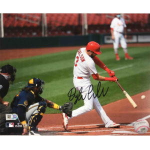 St. Louis Cardinals Dylan Carlson Autographed Batting Photo