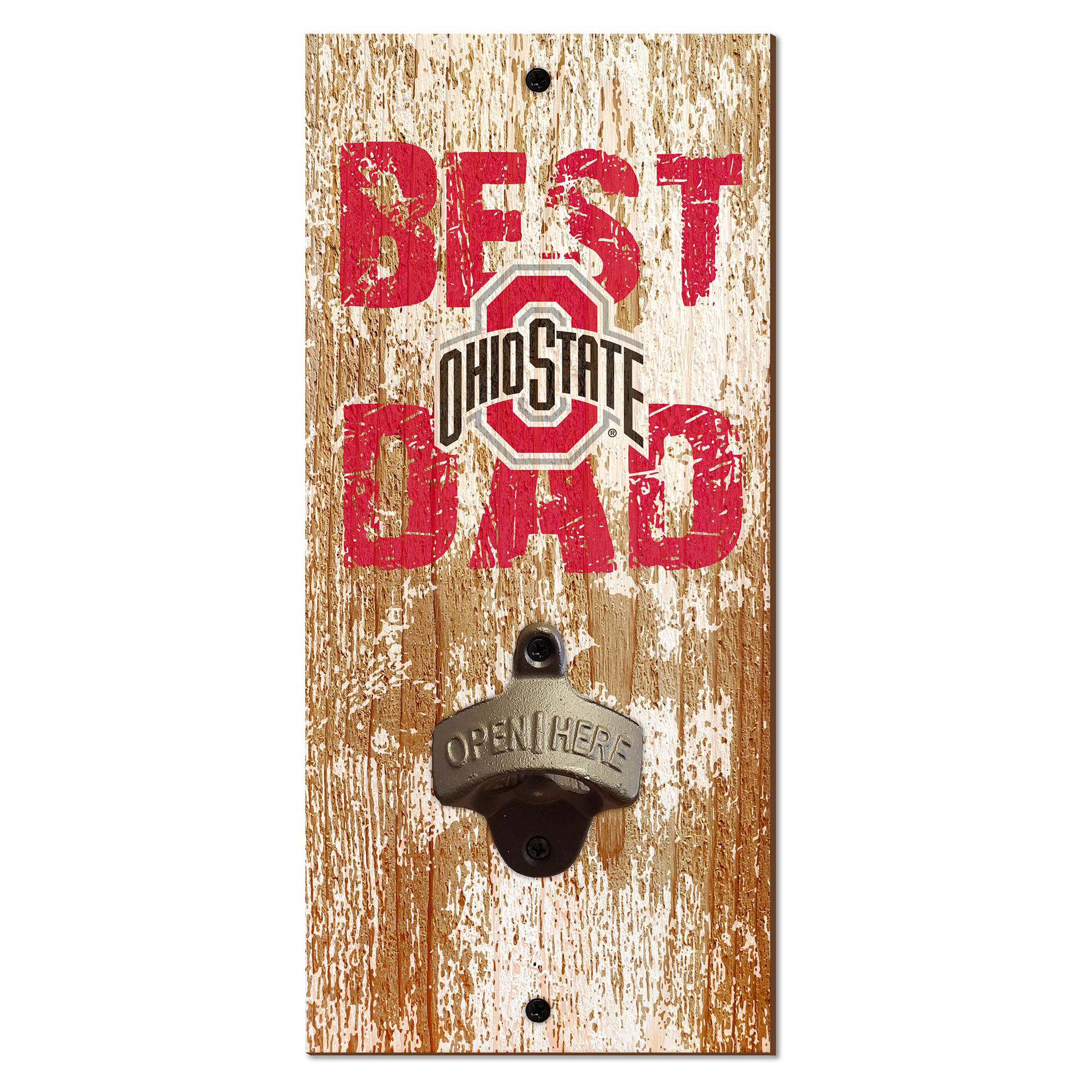 Ohio State Buckeyes 5'' x 12'' Best Dad Bottle Opener