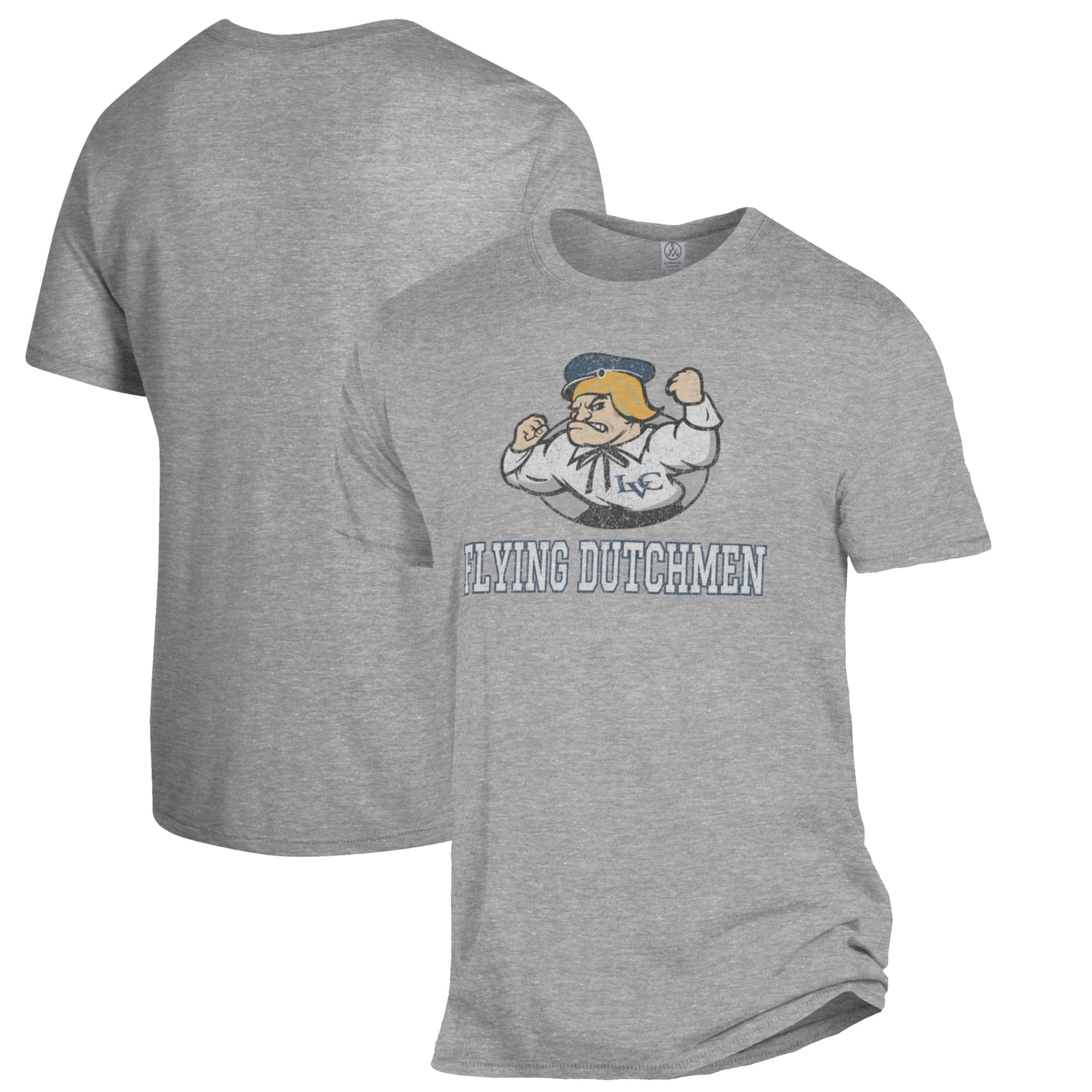Men's Heathered Gray Lebanon Valley Flying Dutchmen The Keeper T-Shirt - Image 9