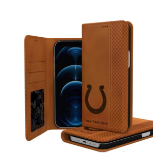 Indianapolis Colts Personalized Burn Design iPhone Folio Case