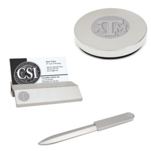 Silver Texas A&M Aggies Desk Gift Set