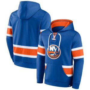 Men's Fanatics Royal New York Islanders Powerplay Warrior Pullover Hoodie