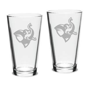 Tufts University Jumbos 16oz. 2-Piece Classic Pub Glass Set