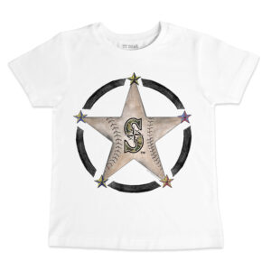 Toddler Tiny Turnip White Seattle Mariners Military Star T-Shirt