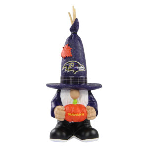 FOCO Baltimore Ravens Harvest Straw Gnome