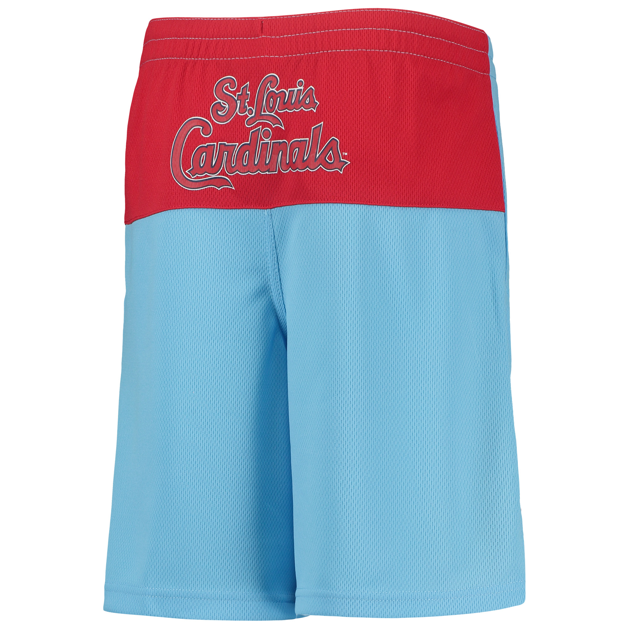 Youth Yadier Molina Light Blue St. Louis Cardinals Pandemonium Name & Number Shorts - Image 9