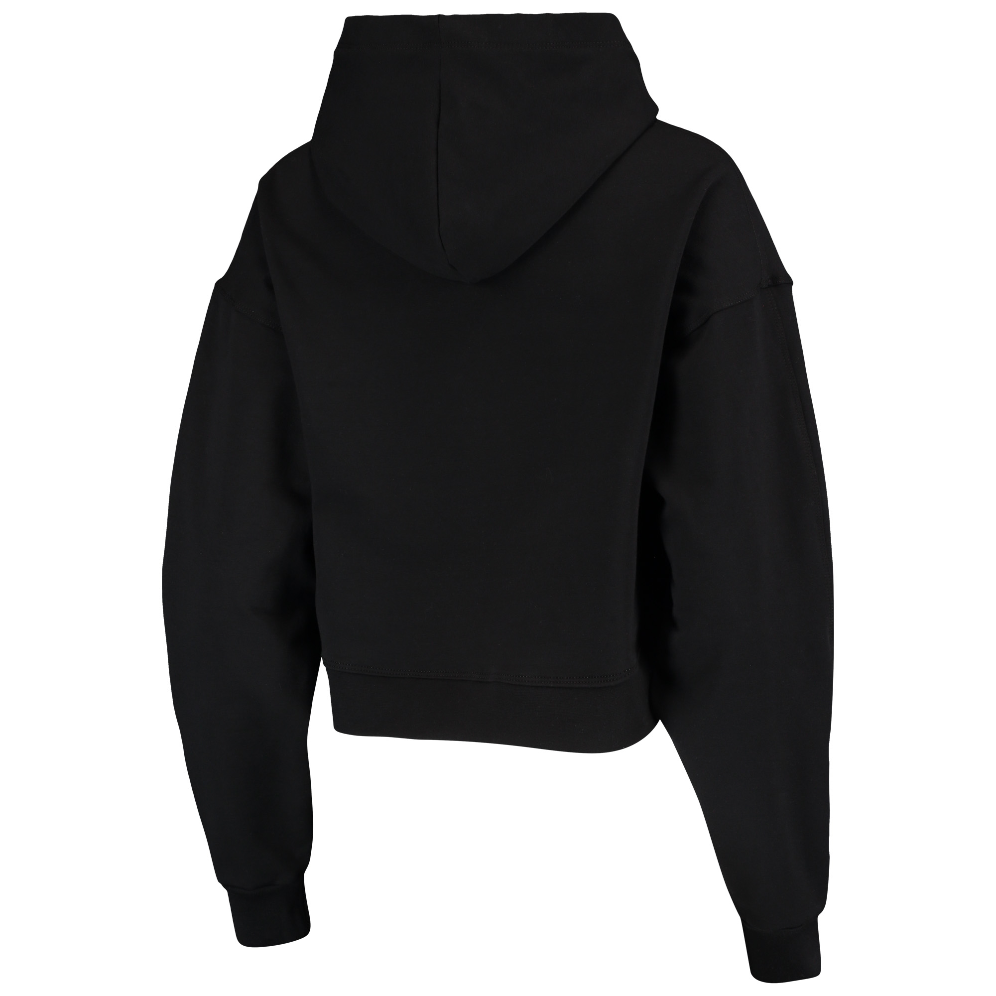Women's Lusso Black Phoenix Suns Layla World Tour Cropped Pullover Hoodie - Image 4