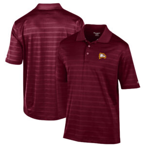 Men's Champion Maroon Winthrop Eagles Textured Solid Polo