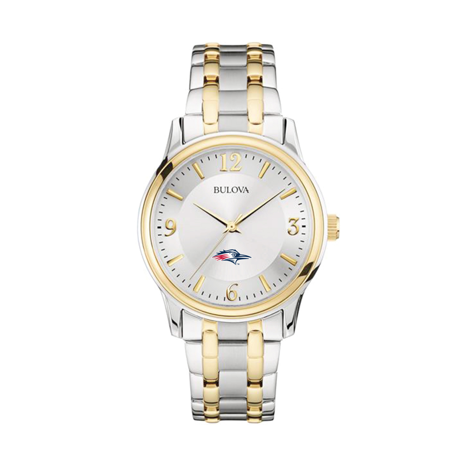 Men's Bulova Silver MSU Denver Roadrunners Classic Two-Tone Round Watch