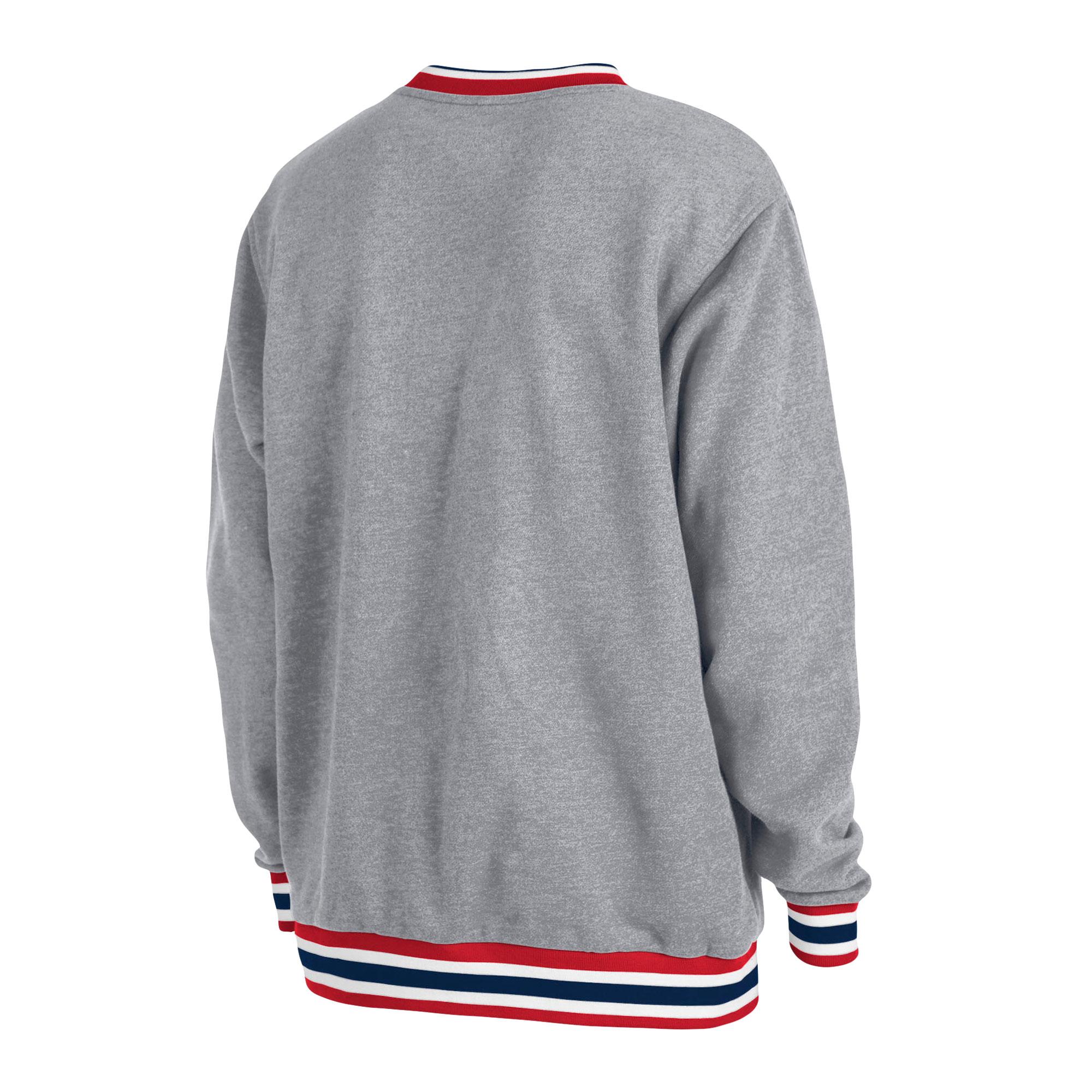 Men's New Era Heather Gray Chicago White Sox Throwback Classic Pullover Sweatshirt - Image 4