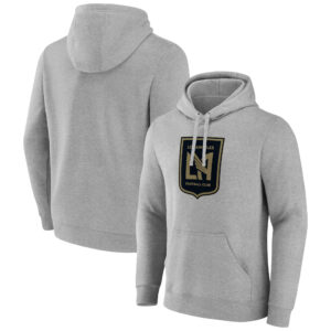 Men's Gray LAFC Official Logo Pullover Hoodie