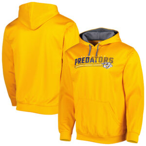 Men's Gold Nashville Predators HD Pullover Hoodie