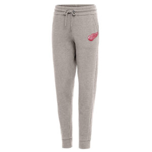 Women's Antigua Oatmeal Detroit Red Wings Action Jogger Pants