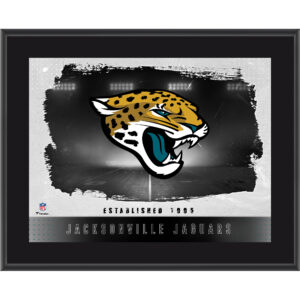 Jacksonville Jaguars 10.5" x 13" Horizontal Team Logo Sublimated Plaque