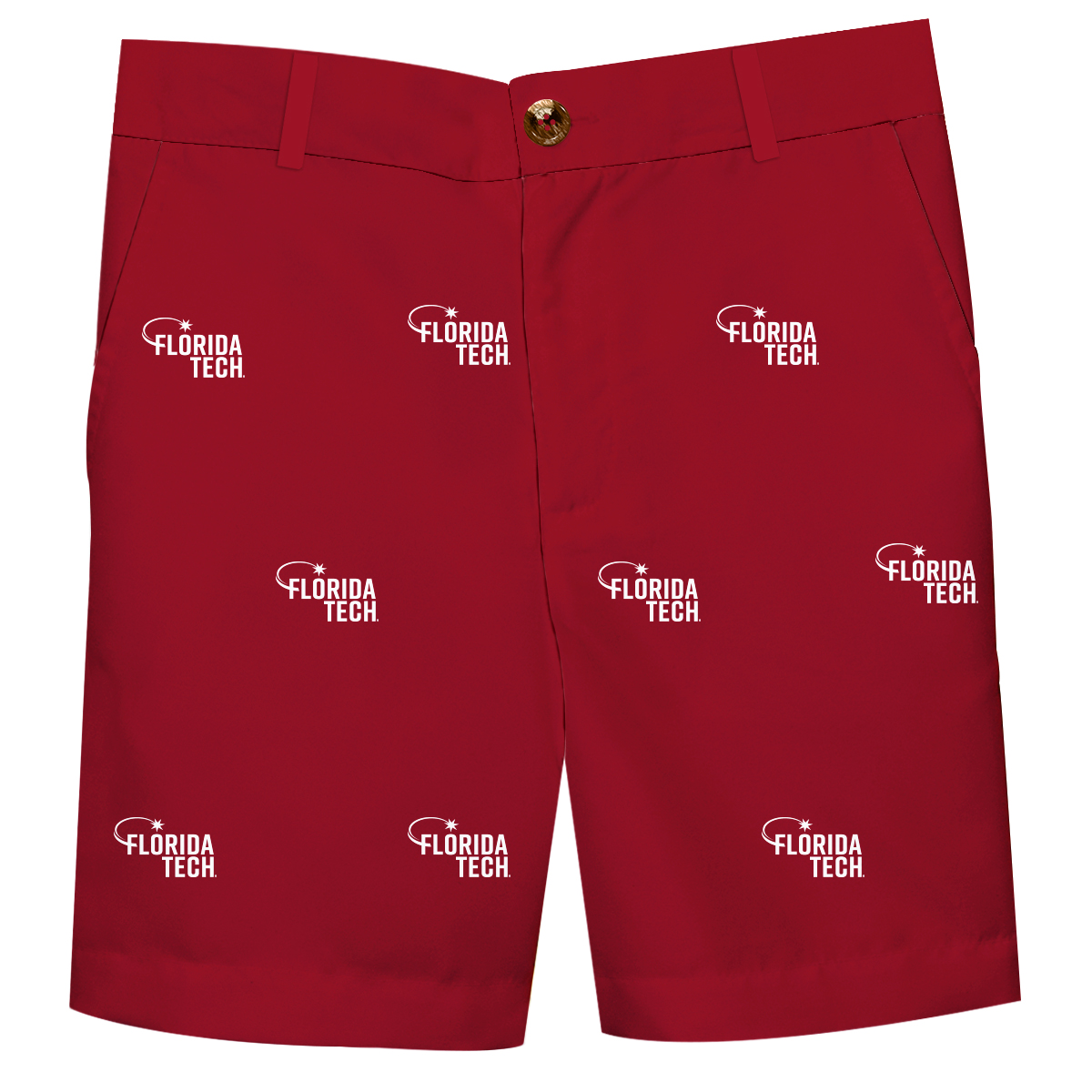Toddler Red Florida Tech Panthers Structured Shorts