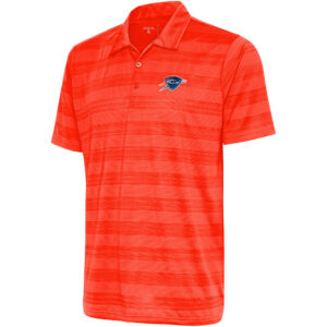 Men's Antigua  Orange Oklahoma City Blue Compass Polo