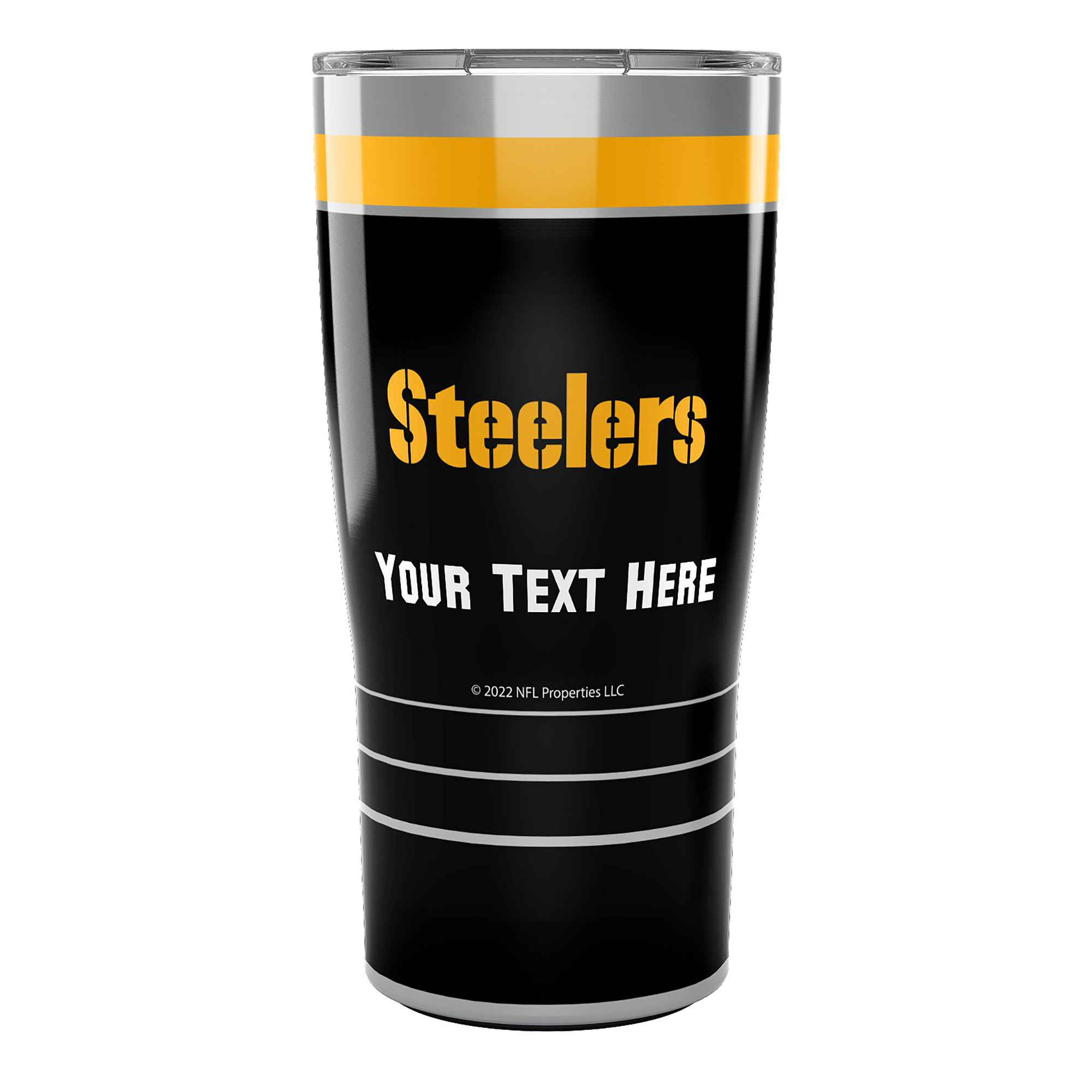 Tervis Pittsburgh Steelers 20oz. Personalized MVP Fan Stainless Steel Tumbler