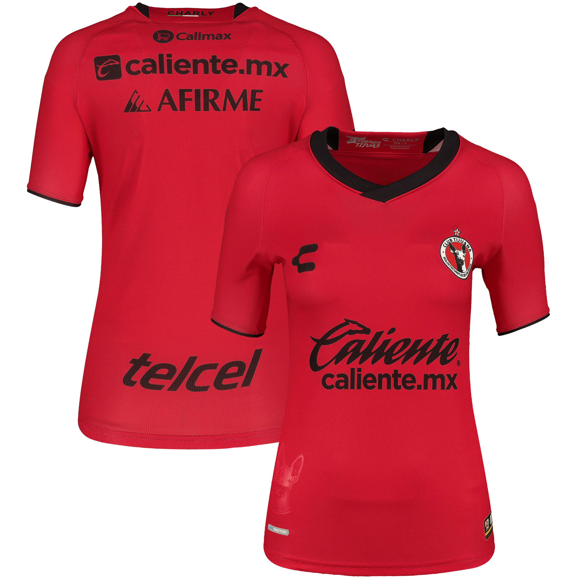 Women's Charly Red Club Tijuana 2023/24 Home Authentic Jersey