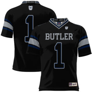 Youth GameDay Greats #1 Black Butler Bulldogs Football Jersey