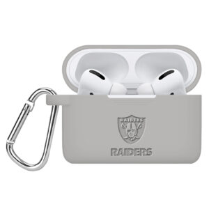 Las Vegas Raiders Debossed Silicone Airpods Pro Case Cover