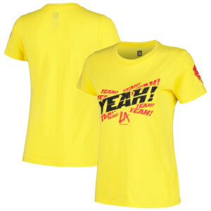 Women's  Yellow LA Knight Yeah! T-Shirt