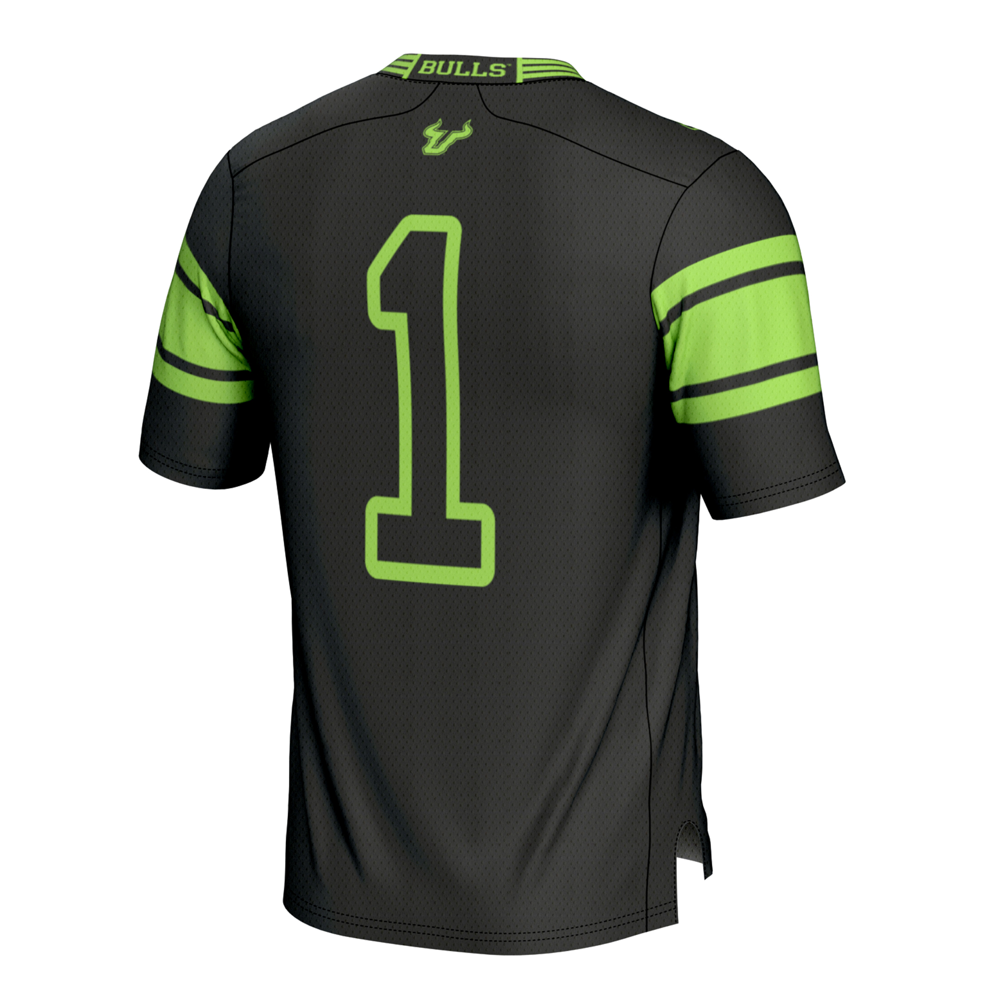 Men's GameDay Greats #1 Black South Florida Bulls Football Jersey - Image 4