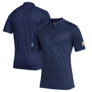 Men's adidas  Navy Tennessee Chattanooga Mocs Sideline Quarter-Zip Polo